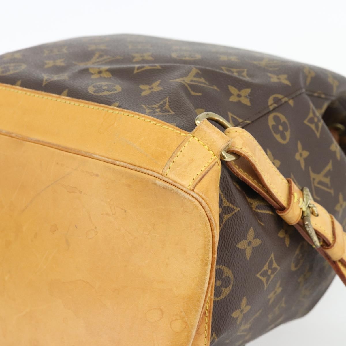 LOUIS VUITTON Monogram Montsouris GM Backpack M51135 LV Auth bs35317