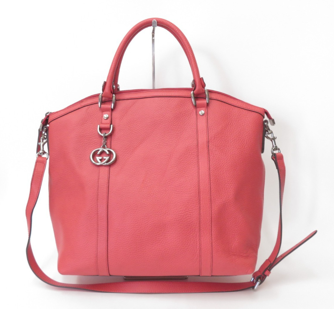 Authentic Gucci Sukey Abbey Leather Hand Bag I #49349
