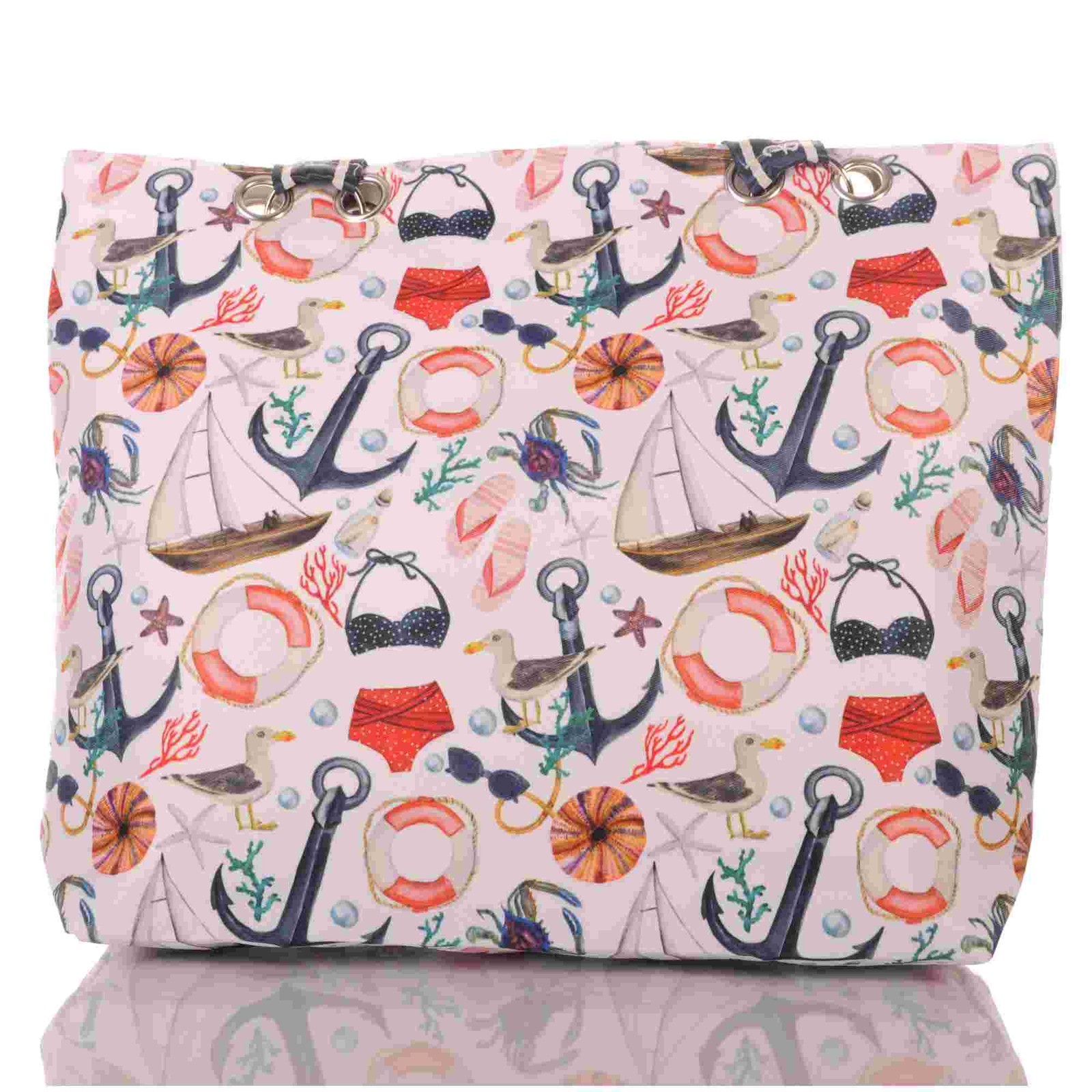 Beach bag ladies maritime beach bag shopper bathing bag pool 30717