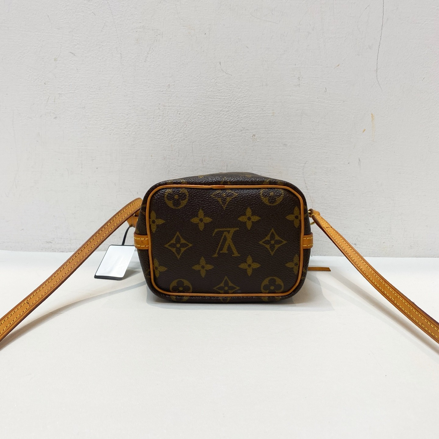 Pre-loved Louis Vuitton Monogram Nano Noé Drawstring Bucket Crossbody Bag