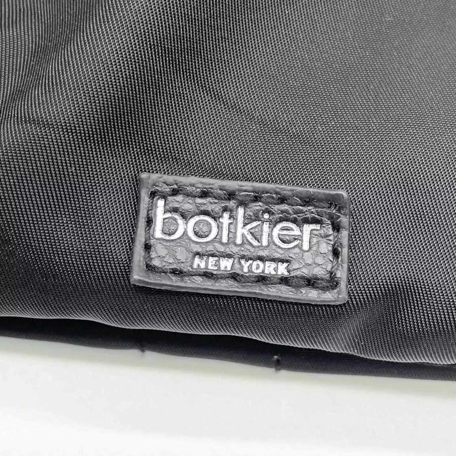 Botkier New York Trigger Nylon Small Black Backpack Top Handle Bag