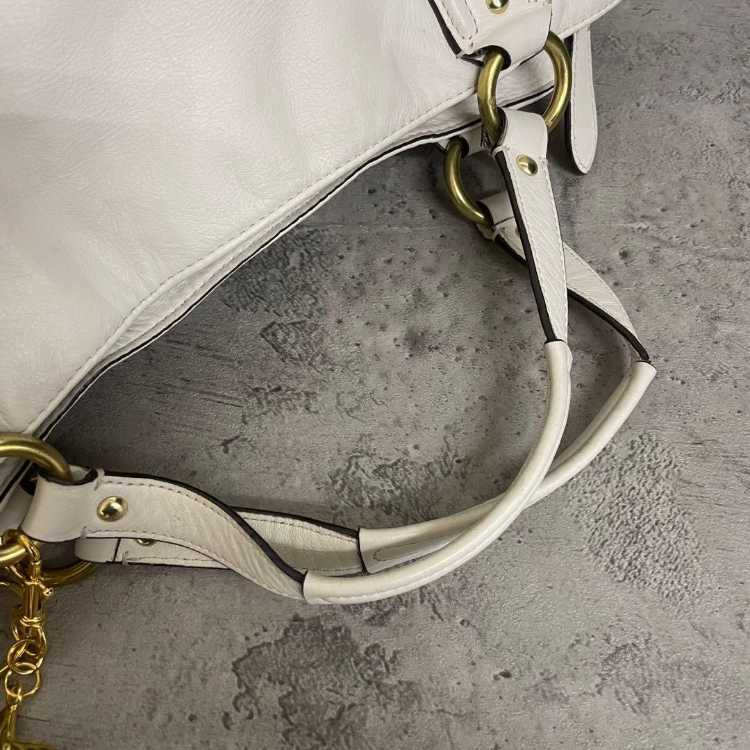 COACH Y2K Soho White 2way Shoulder Bag