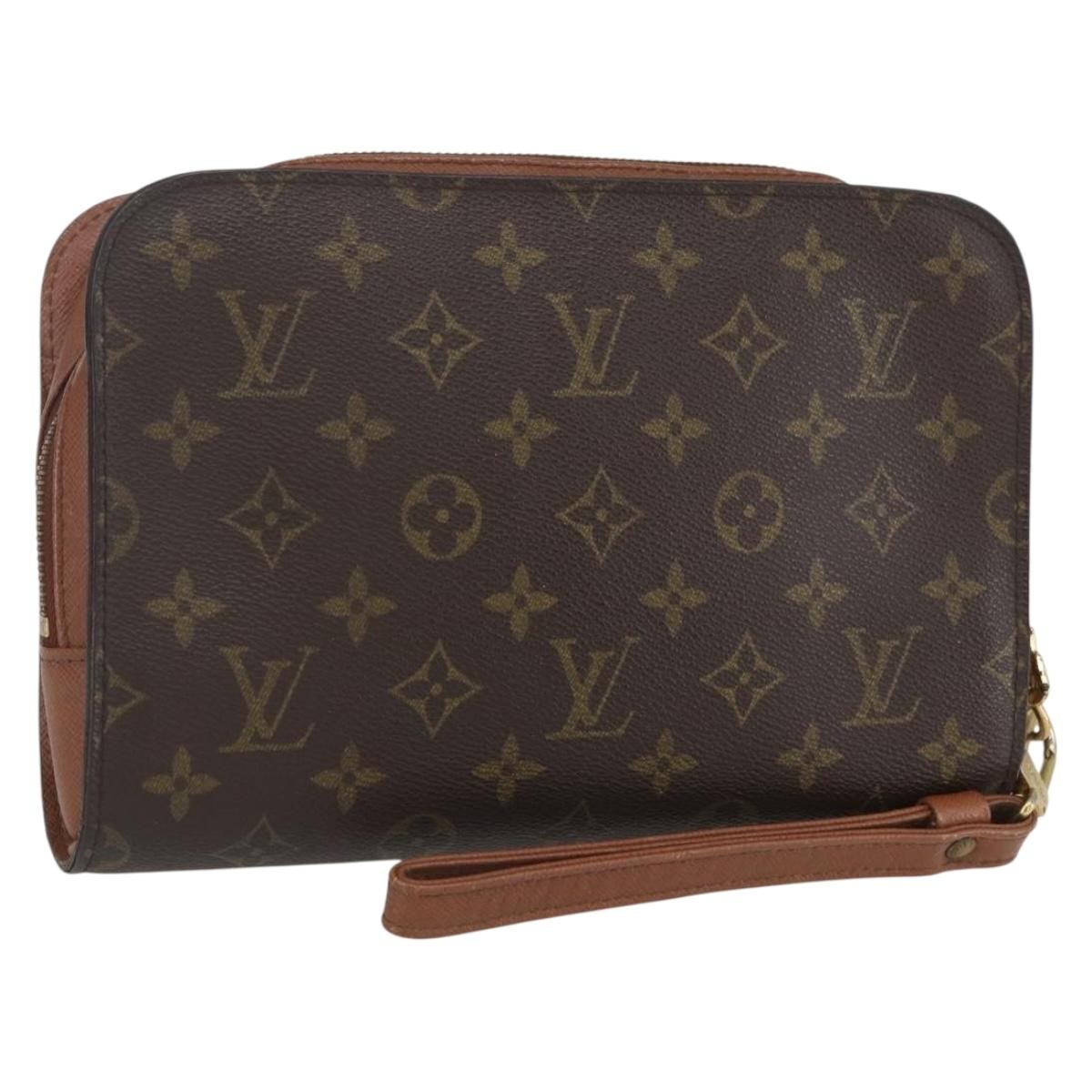 LOUIS VUITTON Monogram Orsay Clutch Bag M51790 LV Auth th6568