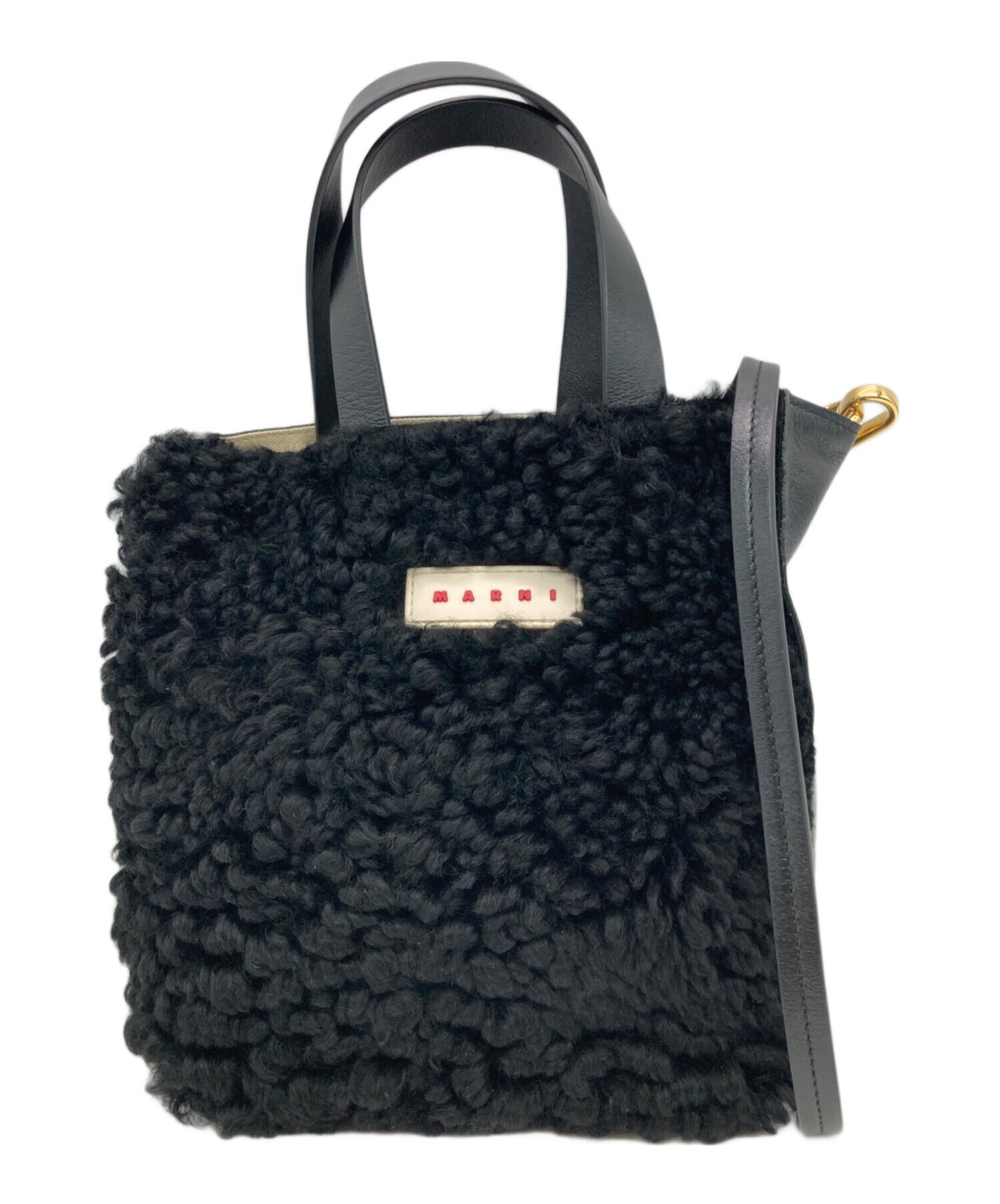 Marni Mini SHMP0040U8 Black Bag #TFB4724