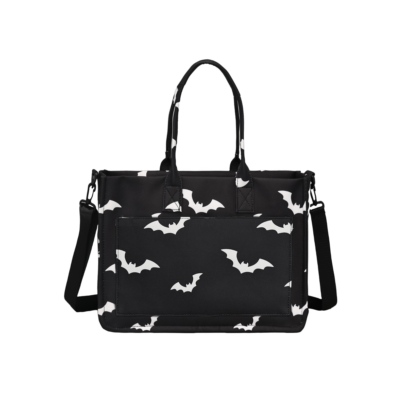 Halloween Canvas Candy Tote Bag with Handle Gift Bags for Trick or Treating