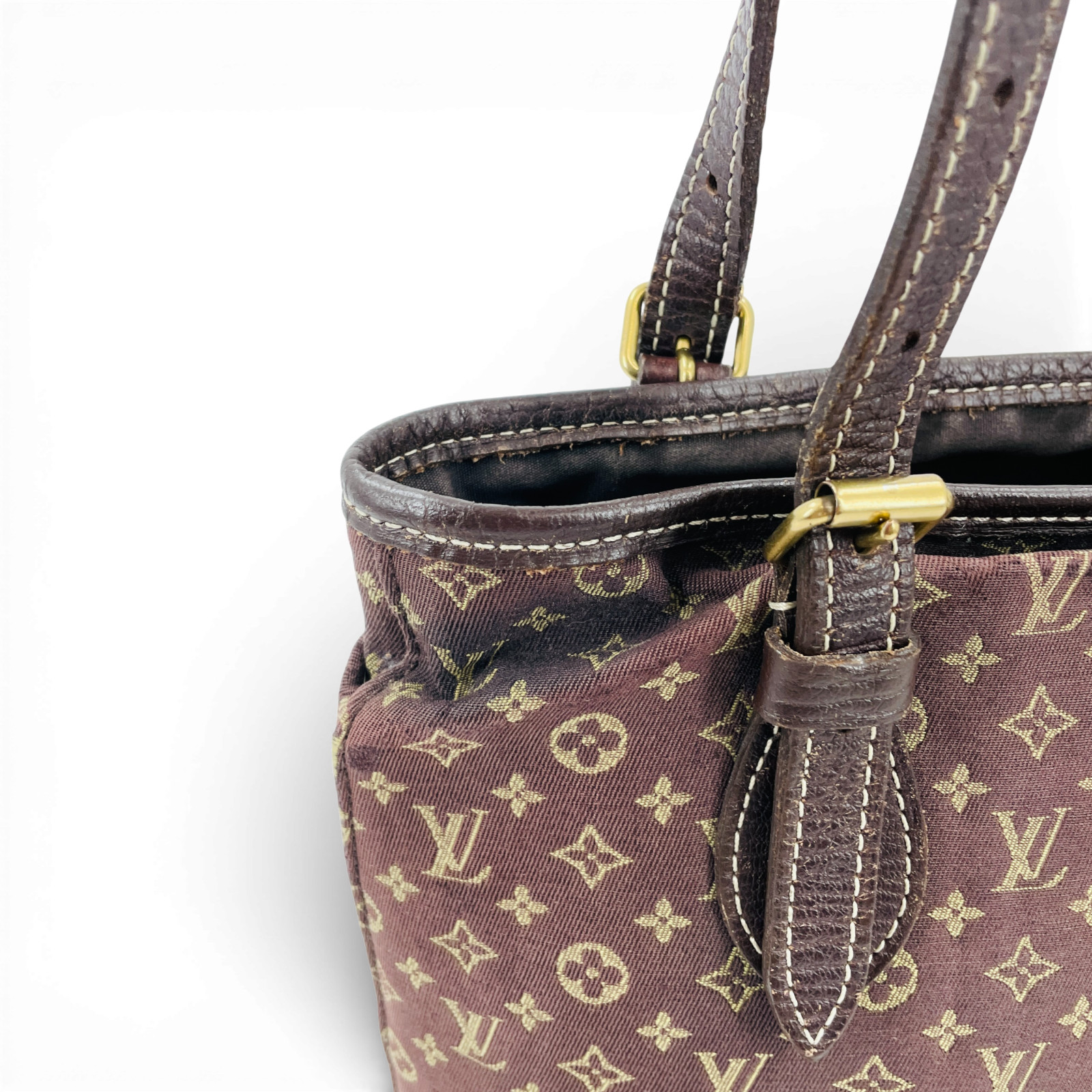 LOUIS VUITTON Bucket PM Monogram Mini Canvas Brown Vintage Shoulder Bag M95226