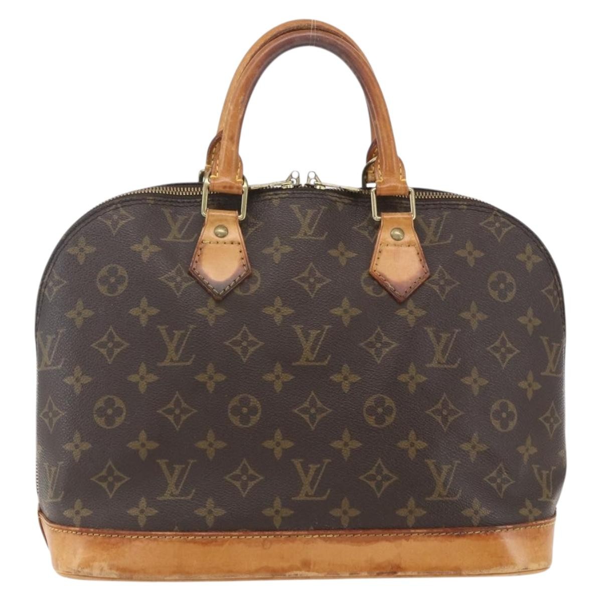 LOUIS VUITTON Monogram Alma Hand Bag M51130 LV Auth 168340