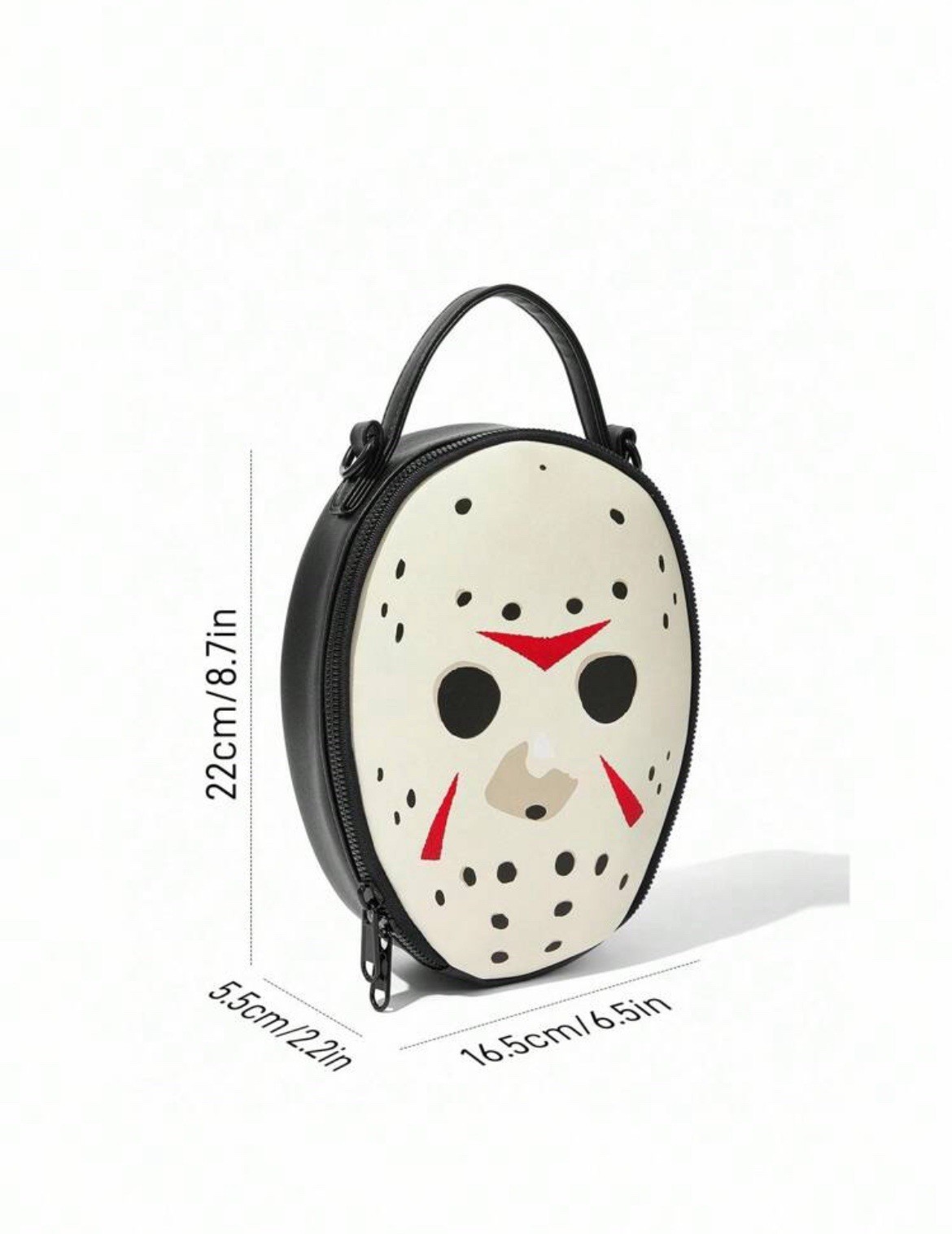 New 9” FRIDAY THE 13th Purse JASON VOORHEES Crossbody Bag HOCKEY HORROR Handbag