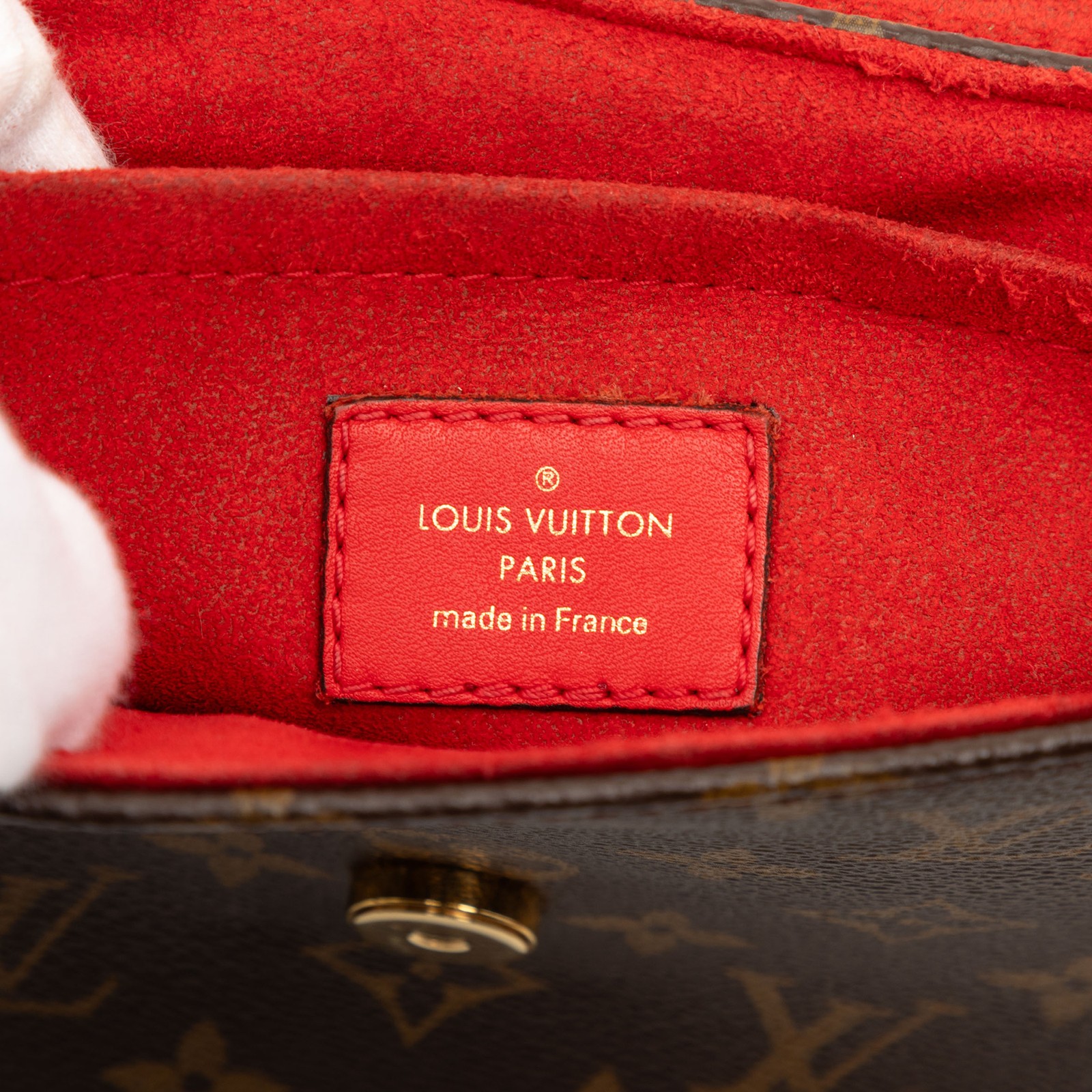 Louis Vuitton Monogram Locky BB Pre-Loved Satchel Brown