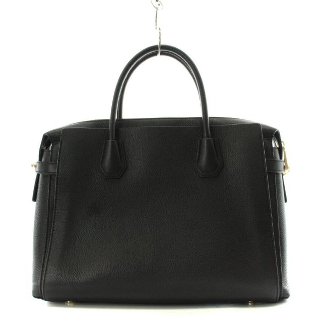 Michael Kors Shoulder Bag Handbag 2way Cadena Leather Black An43 Used 42a0e0b2a0