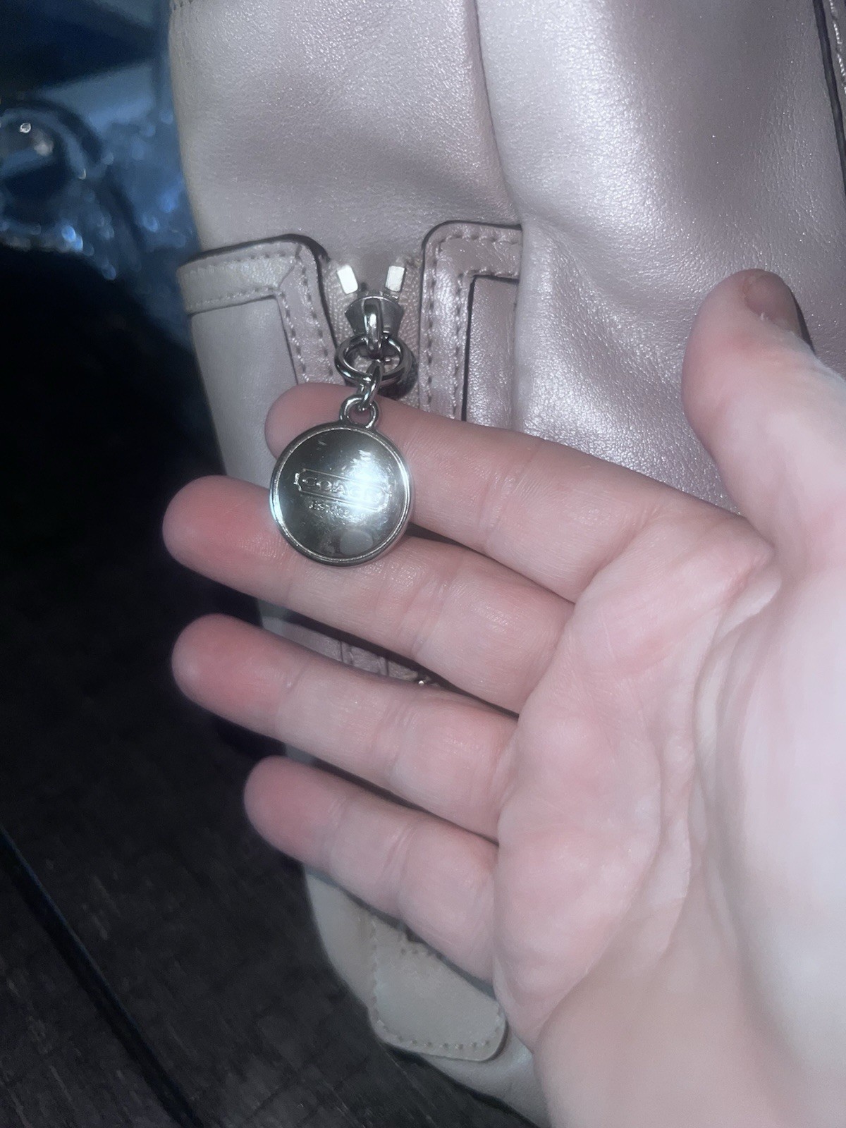 Coach Leather Pearl Hampton With Hang Tag! Great Condition!