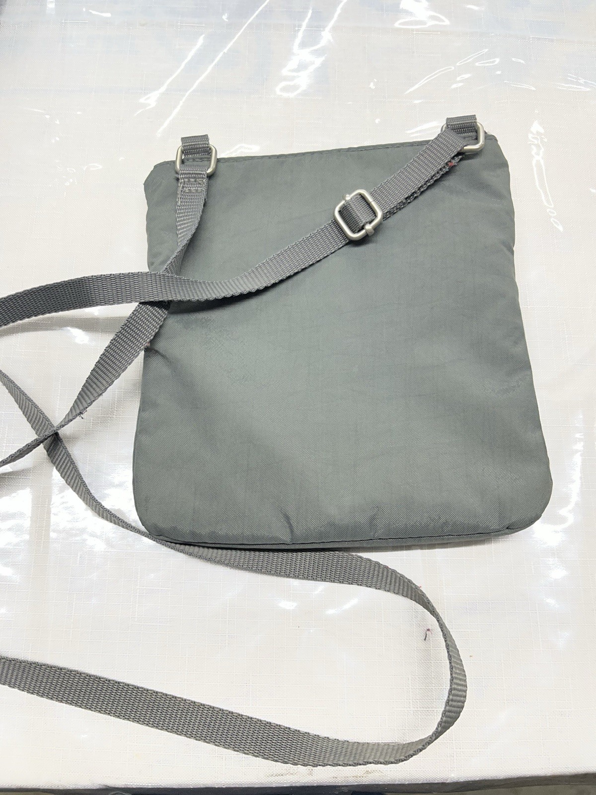 Baggallini Crossbody Purse Soft-Side Lightweight Travel Shoulder Bag Grey