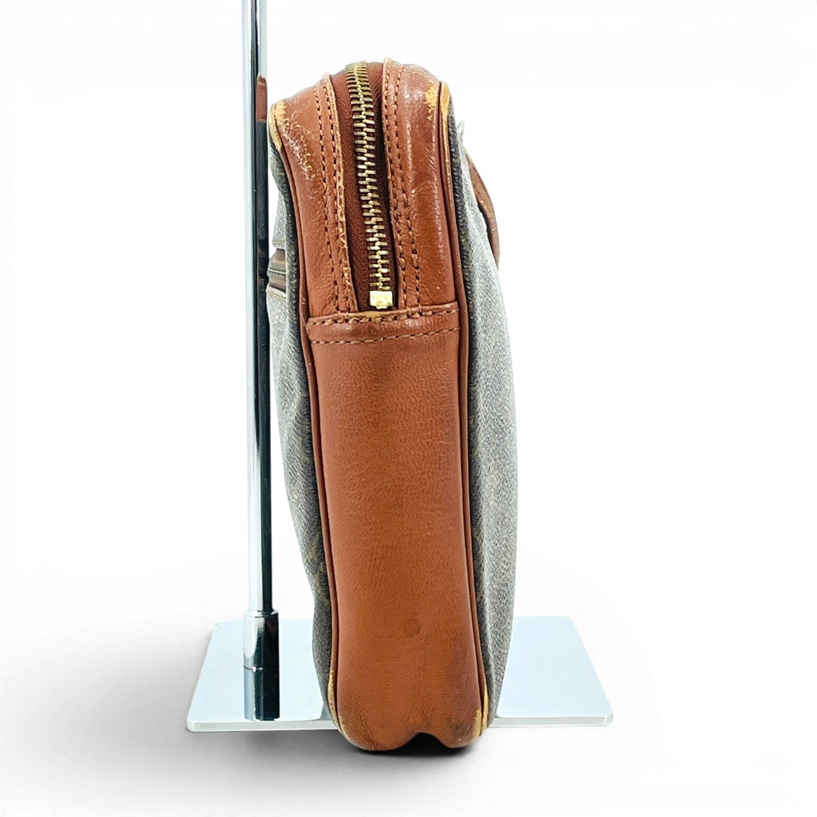 LOUIS VUITTON Second Bag Monogram Canvas Brown Vintage Clutch Bag