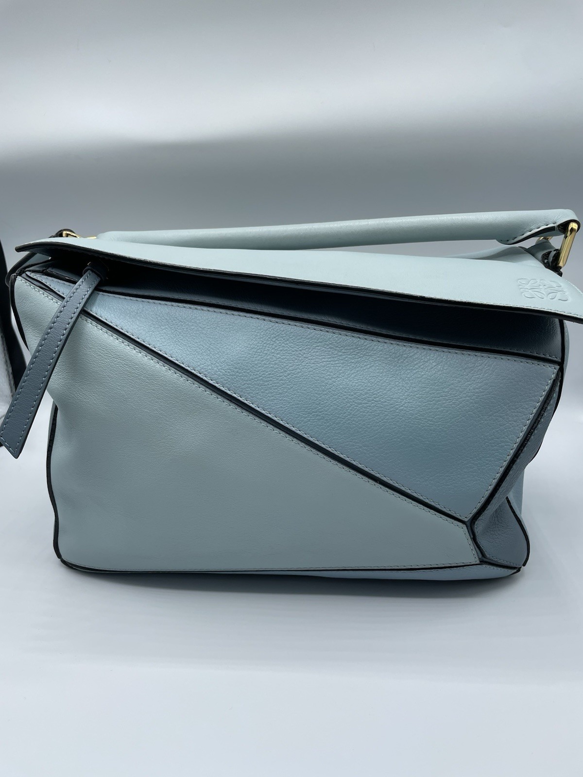 Loewe Puzzle Shoulder Bag Multi Color Blue