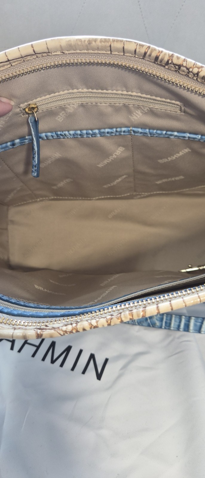 Brahmin Blue Medium Asher Ceruleon Connery