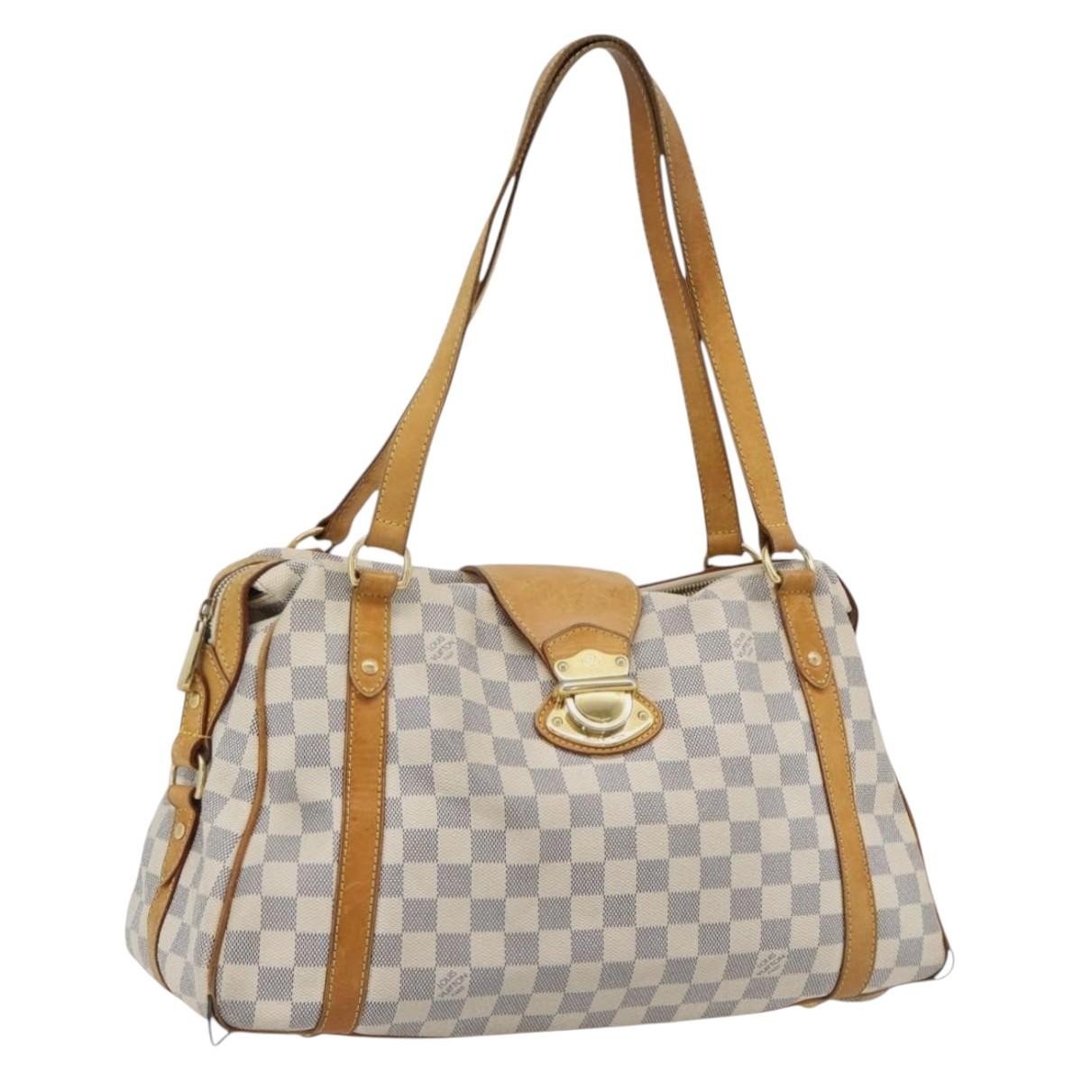LOUIS VUITTON Damier Azur Stresa PM Tote Bag M51188 LV Auth 182197