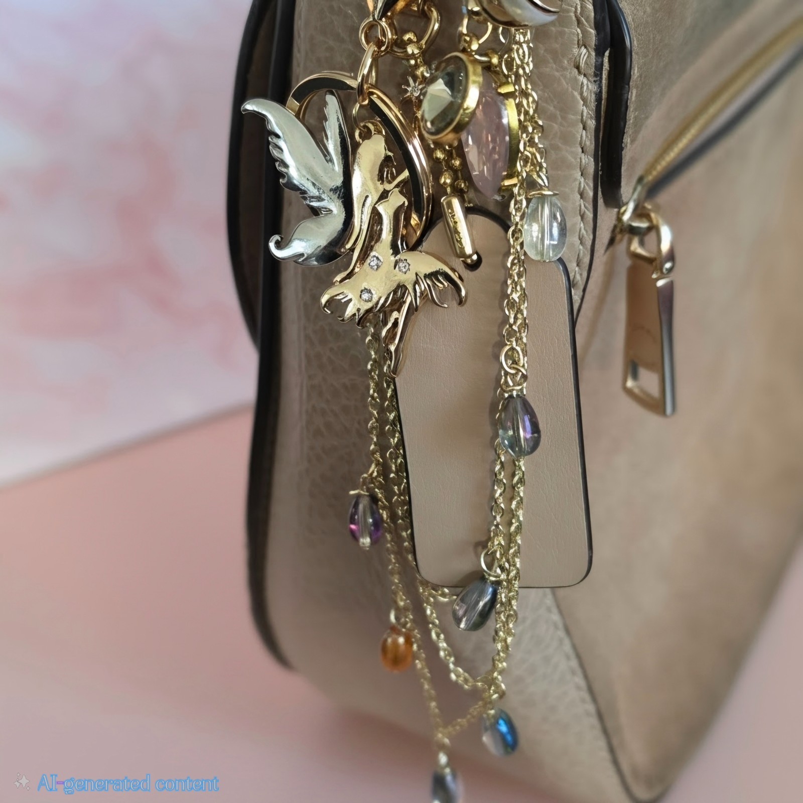 Fairy Purse Chain/Charm, Bag Charm, Keychain, Wristlet/Belt Chain
