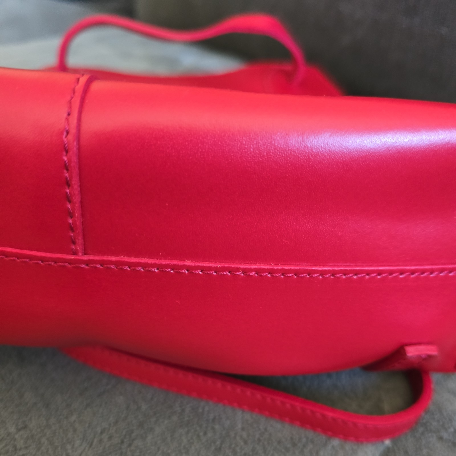 Vintage Red Furla Backpack Purse