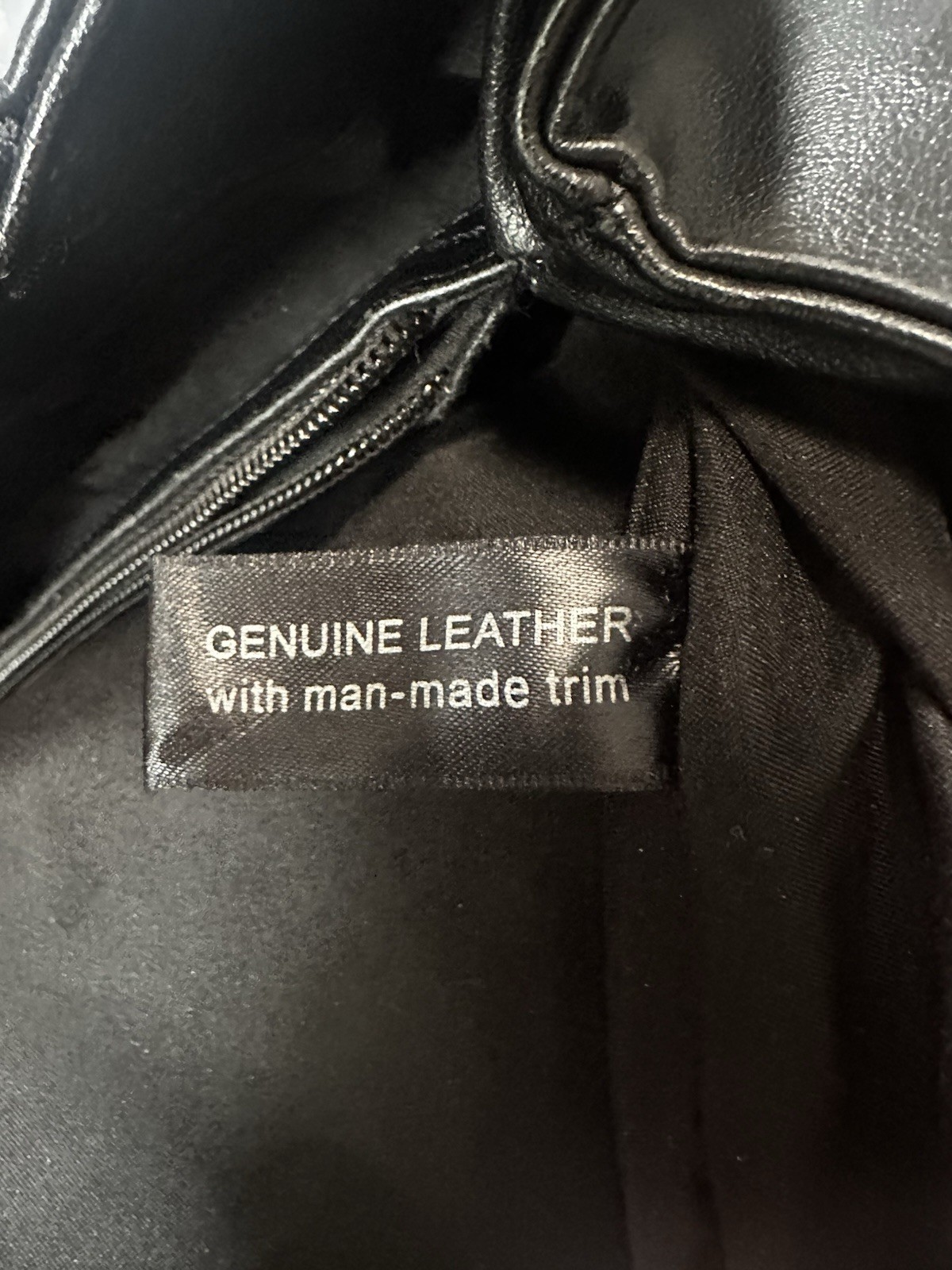 Giani Bernini Black Leather Shoulder Tote Bag + Anne Klein 100% Silk Scarf