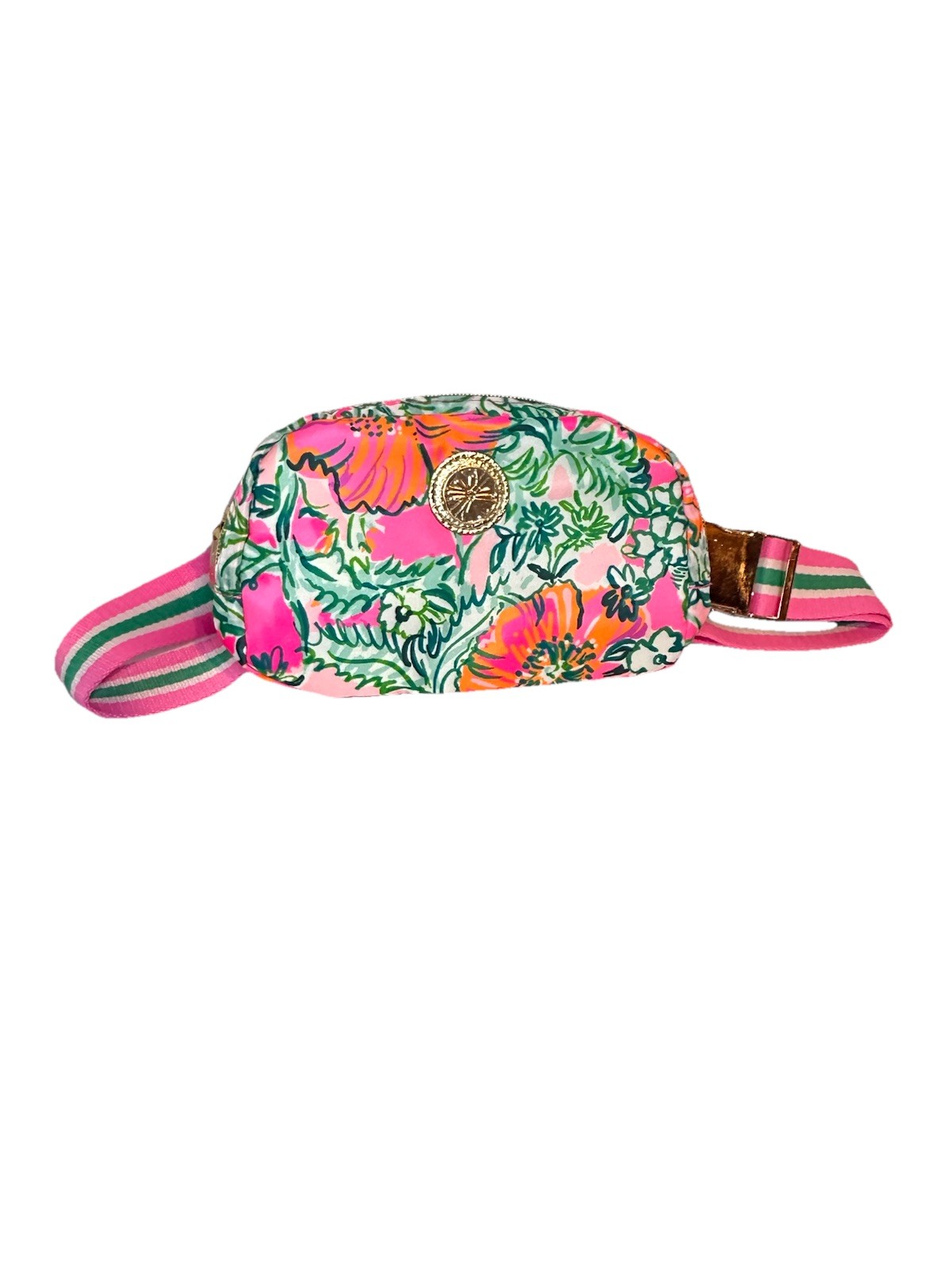 NWOT! Lilly Pulitzer Jeanie Belt Bag In Soleil Pink Perfect Poppy