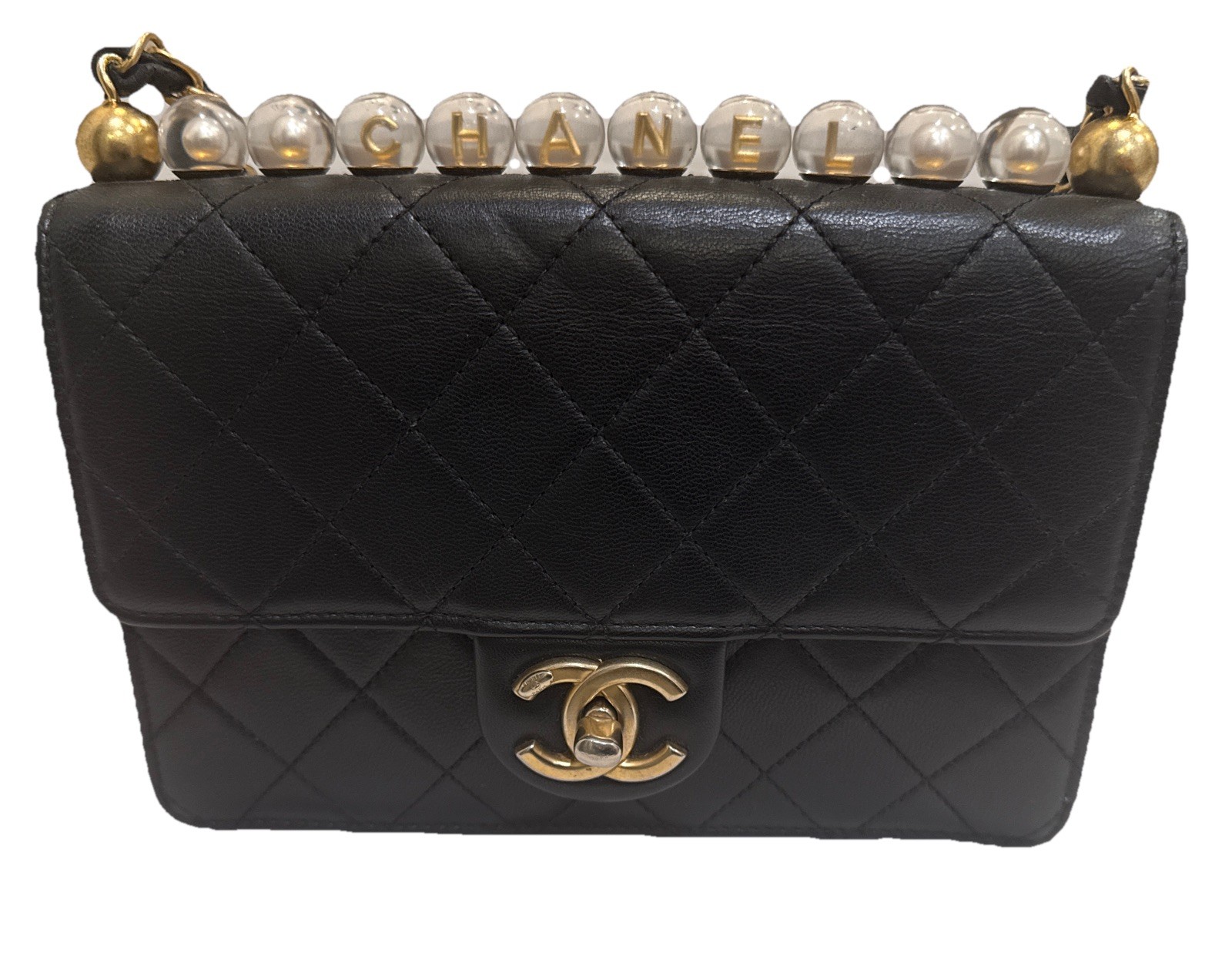 Chanel Timeless Calfskin Pearl Single Flap Handbag Series 29