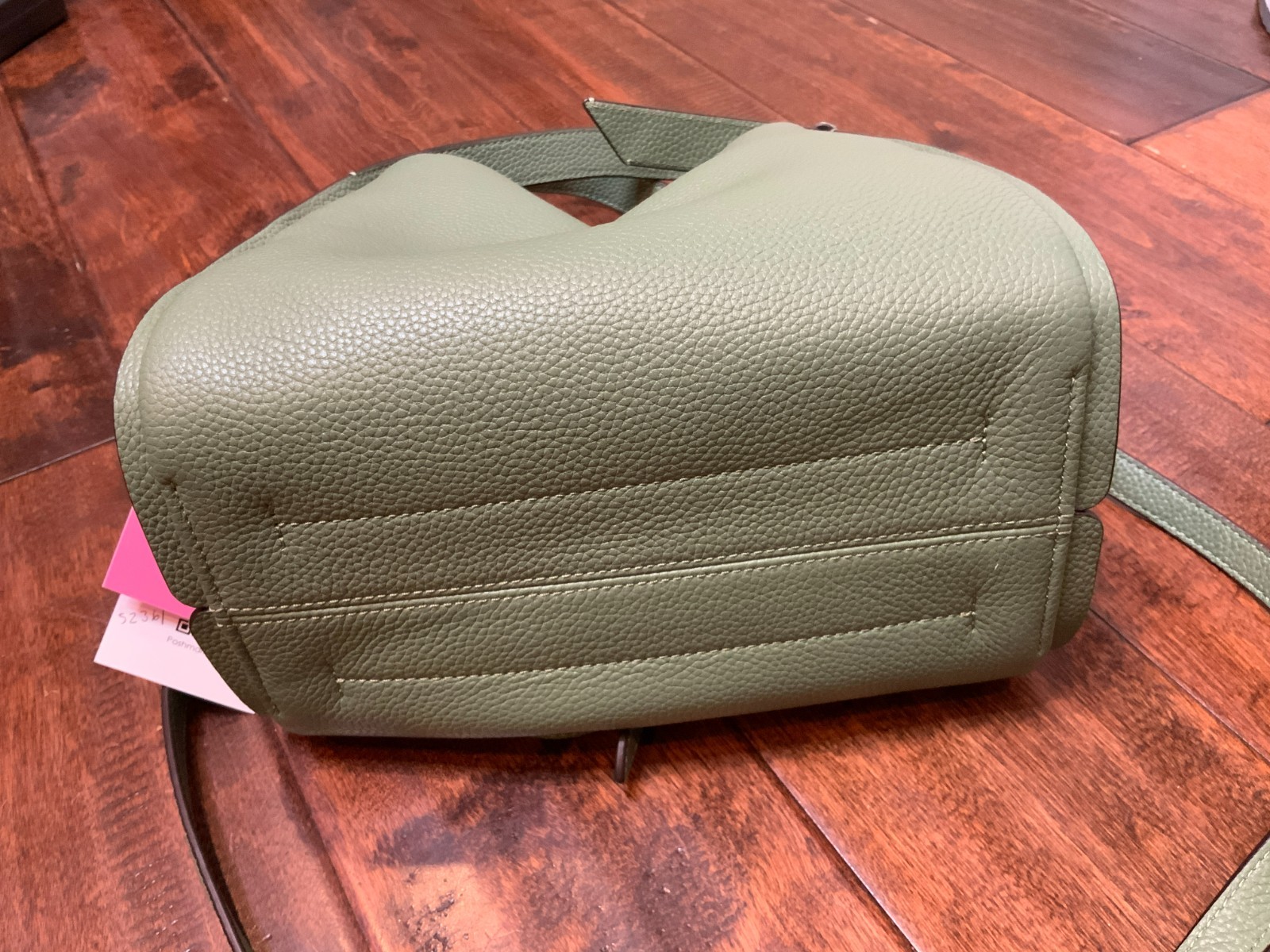 Kate Spade Romaine Green Pebbled Leather Knott Medium Tote Crossbody Satchel NWT