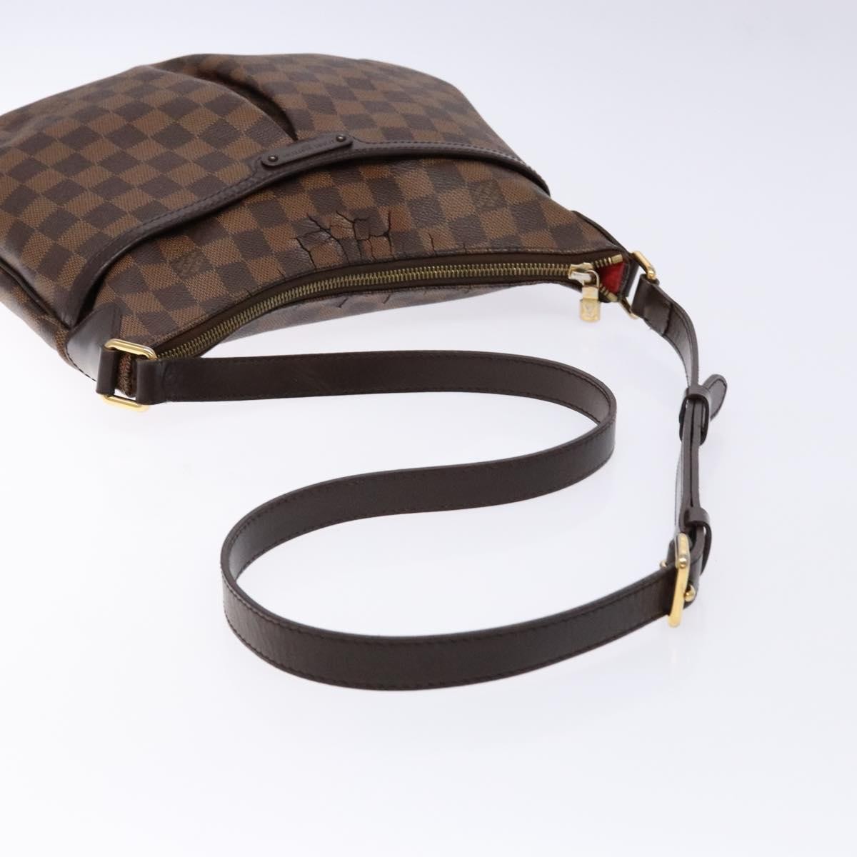 LOUIS VUITTON Damier Ebene Bloomsbury PM Shoulder Bag N42251 LV Auth 135600