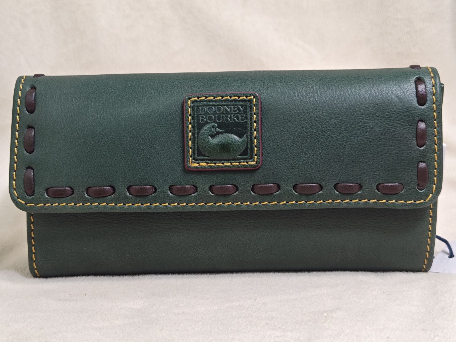 Dooney & Bourke Florentine Continental Clutch Wallet Ivy Color