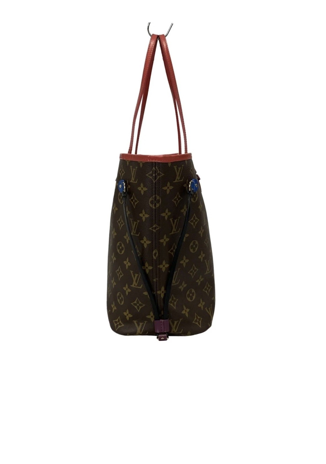 Authentic Louis Vuitton Neverfull MM Monogram Red Interior Tote Flamingo Totem