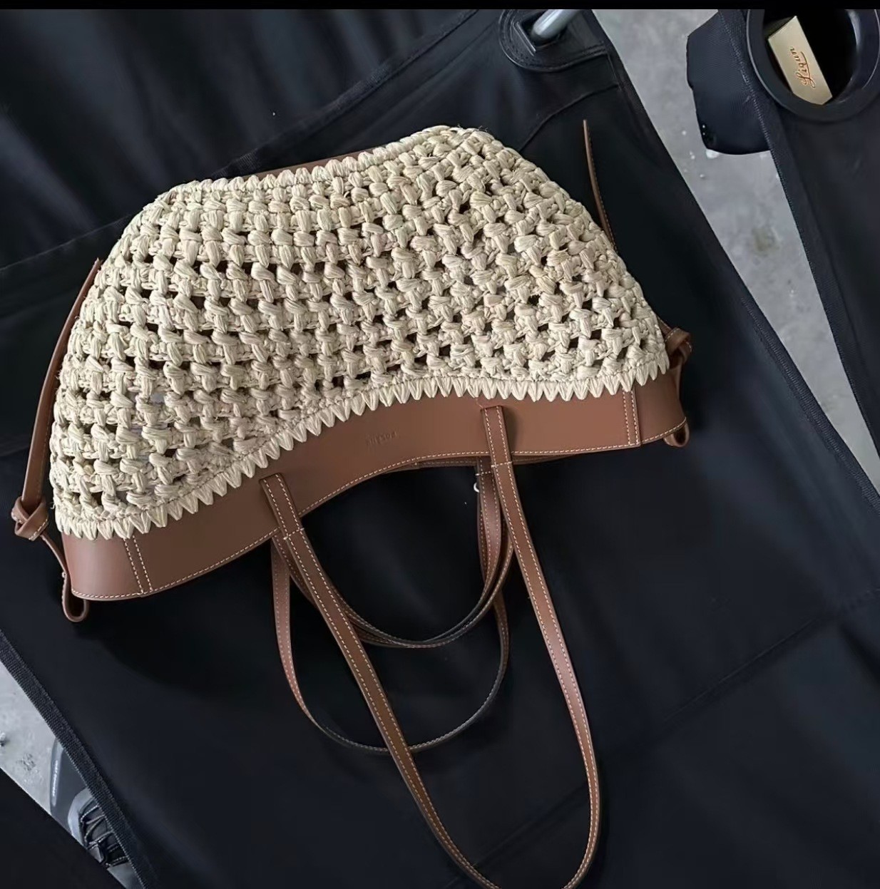 Women’s Straw Woven Tote Bag Large Beach Shoulder Handbag Summer Casual Shopper