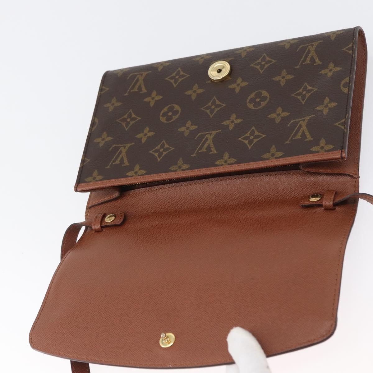 LOUIS VUITTON Monogram Bordeaux 24 Shoulder Bag M51798 LV Auth ka2545