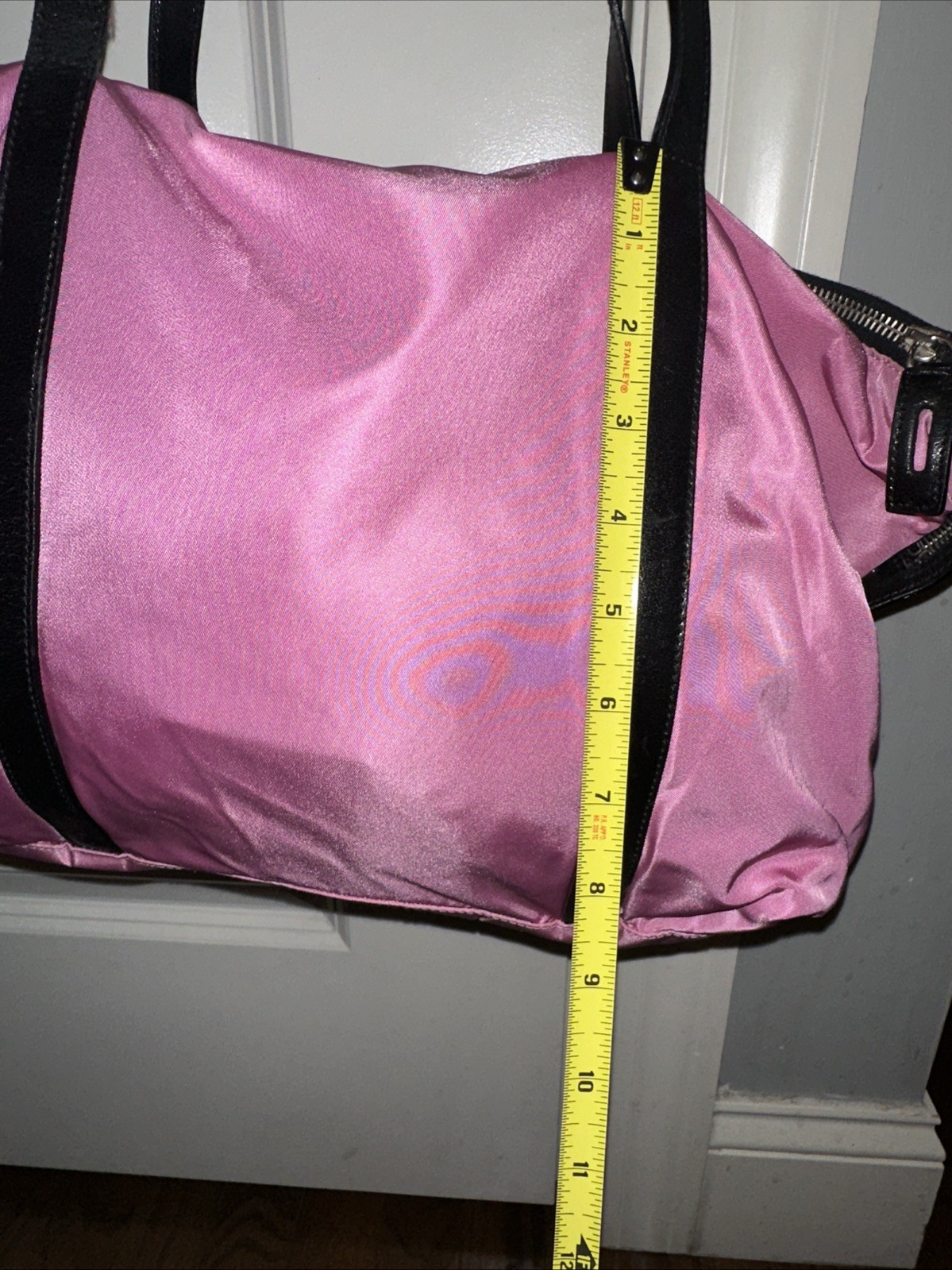 Prada Side Pocket Convertible Duffle Bag Tessuto BEGONIA Pink Nylon Handbag