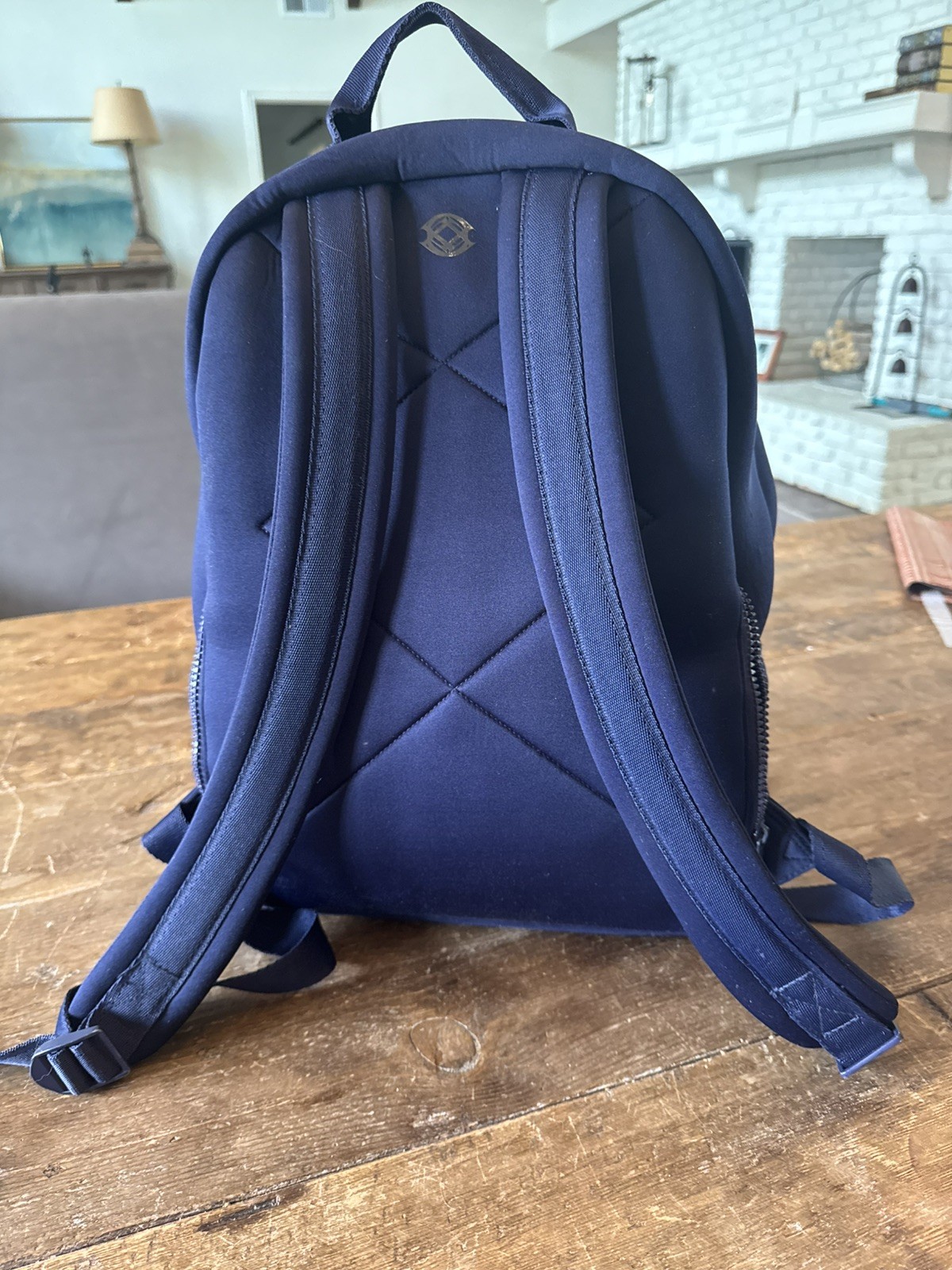 Dagne Dover Dakota Neoprene Backpack, Medium, Teal Green