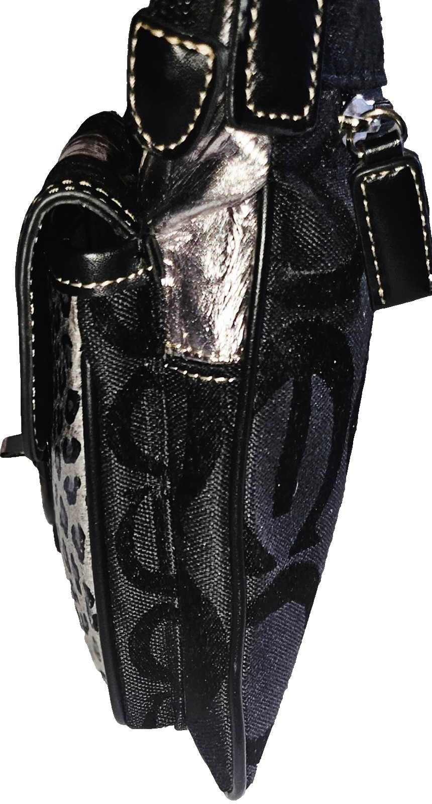 UNBRANDED MULTICOLOR ANIMAL PRINT SMALL CROSSBODY BAG W/ ADJ STRAP BARELY USED
