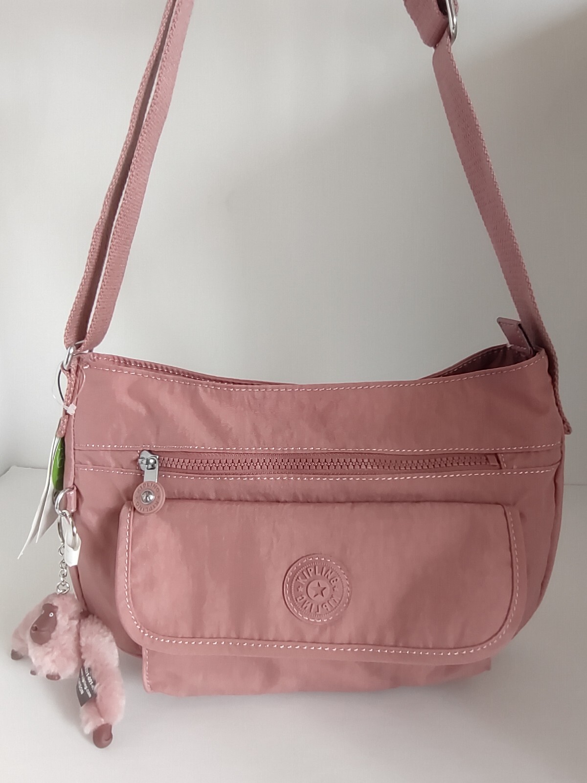 NWT Kipling Syro Crossbody w/ Monkey, Kind Rose B