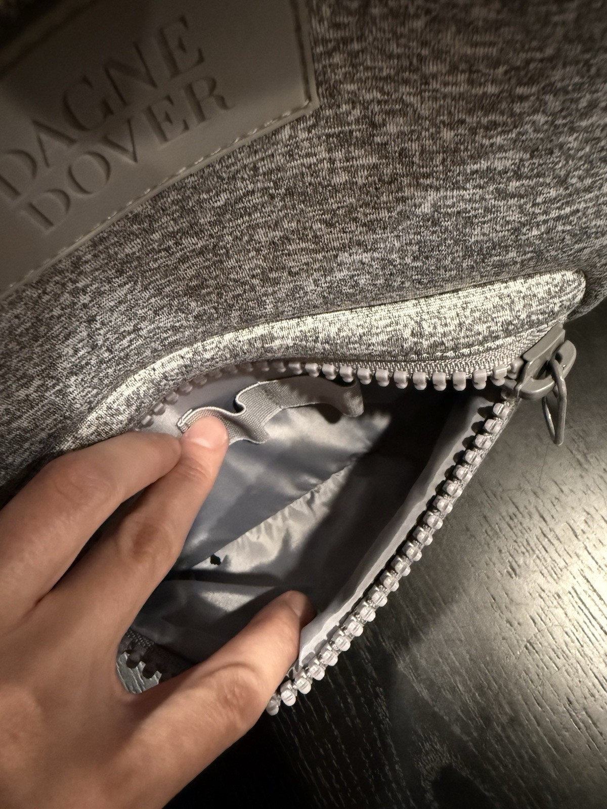Dagne Dover | Neoprene Dakota Backpack | Heathered Gray | Small | 9 x 5 x 13