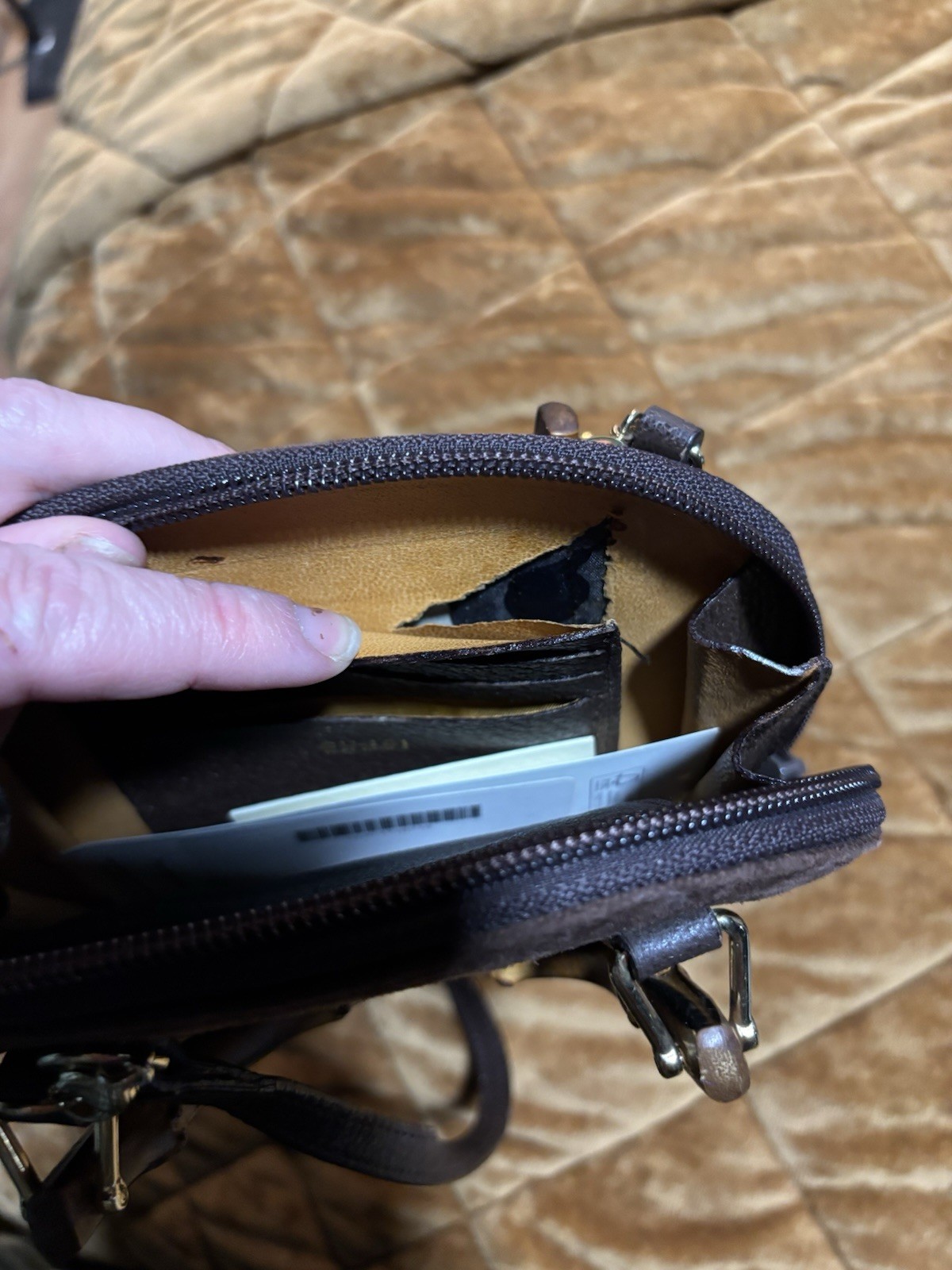 Micro Gucci Bamboo Wallet Purse
