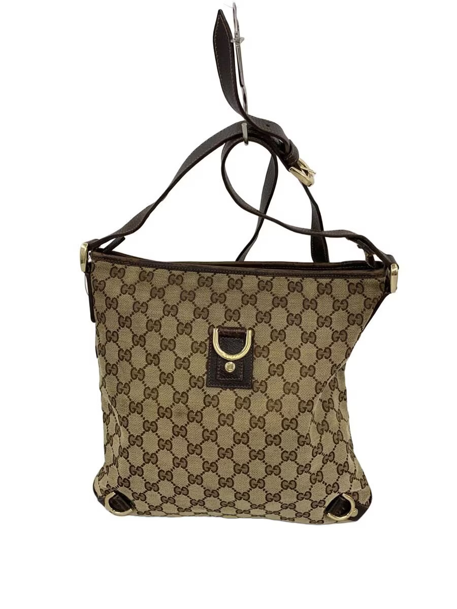 GUCCI Shoulder Bag GG Canvas Canvas BRW Allover