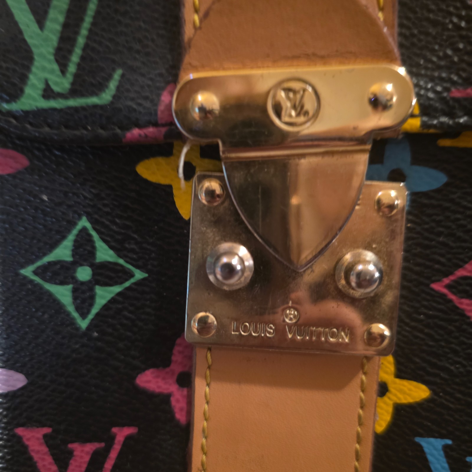Louis vuitton Murakami Monogram Black Multicolor Speedy 30 Bag 2010 Virgil
