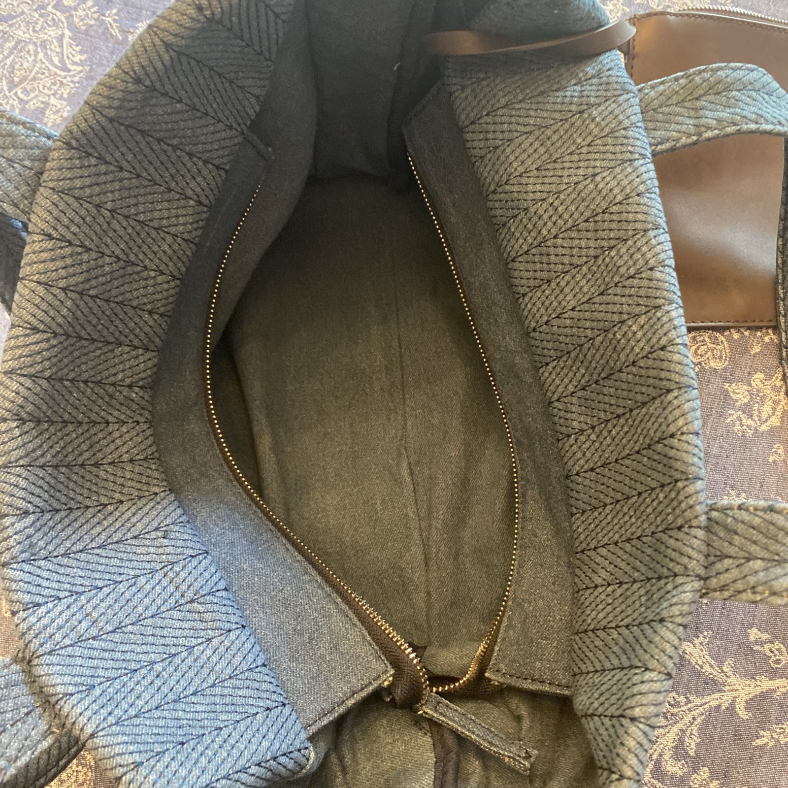 Lightweight blue tote bag – great for the summer
