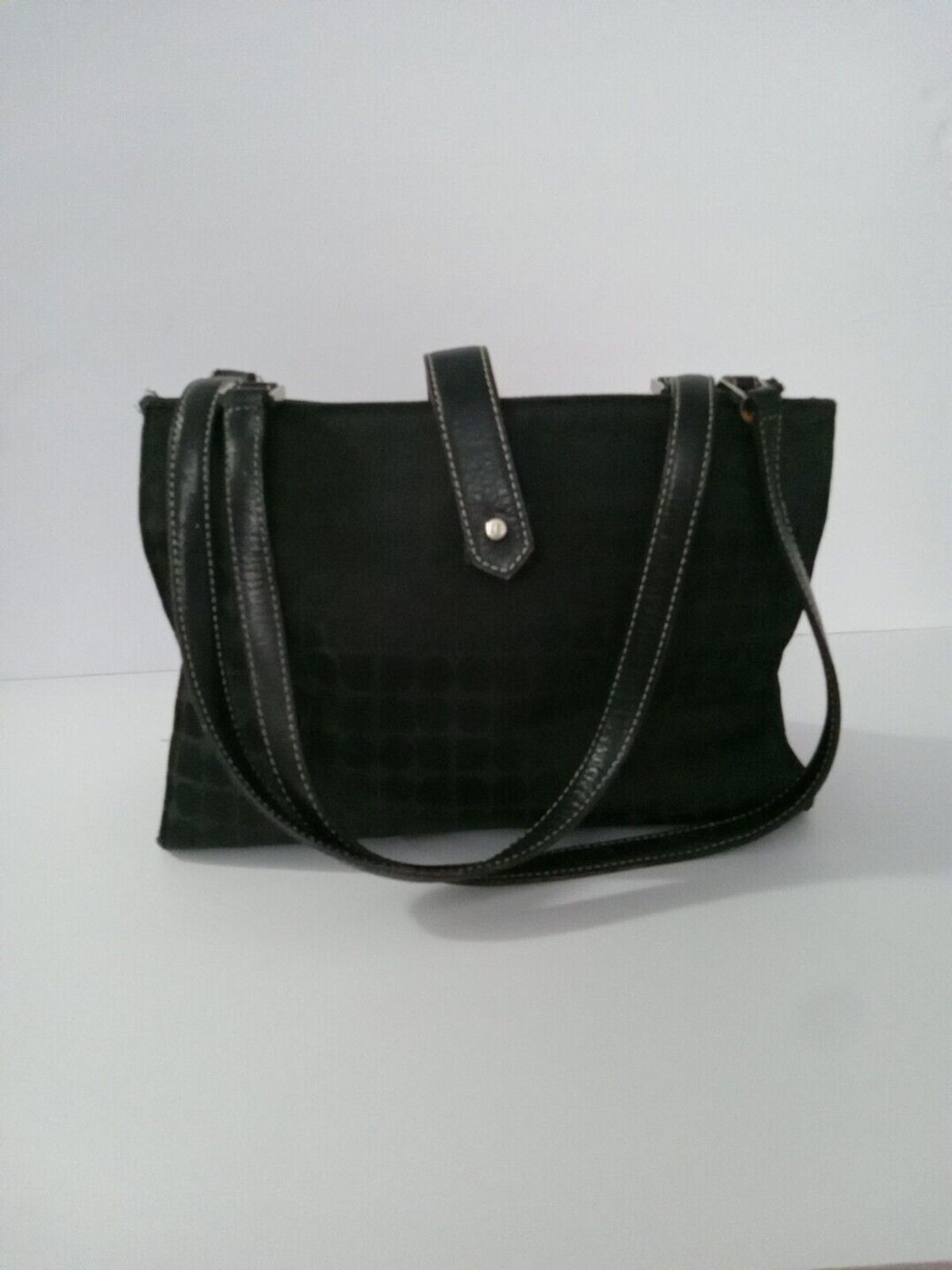 Kate Spade Black Geometric Print Shoulder Bag