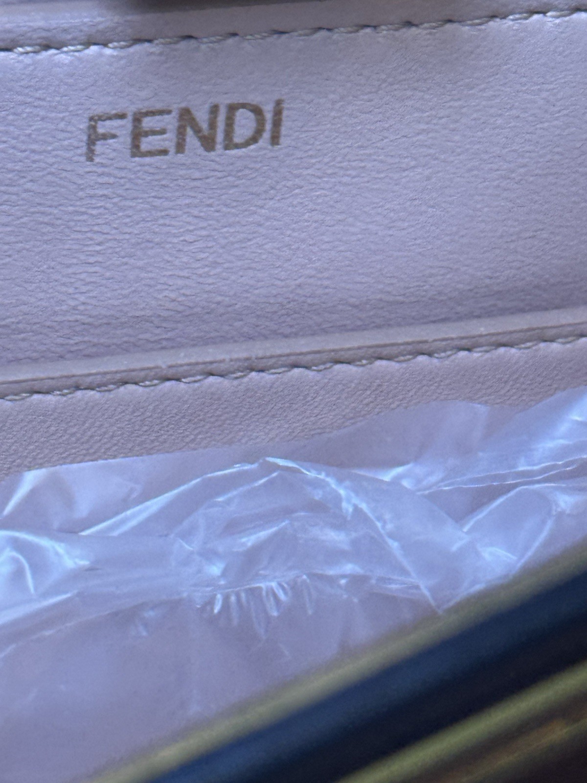 Fendi Peekaboo Medium Caramel Tan Leather Bag Detachable Crossbody Strap