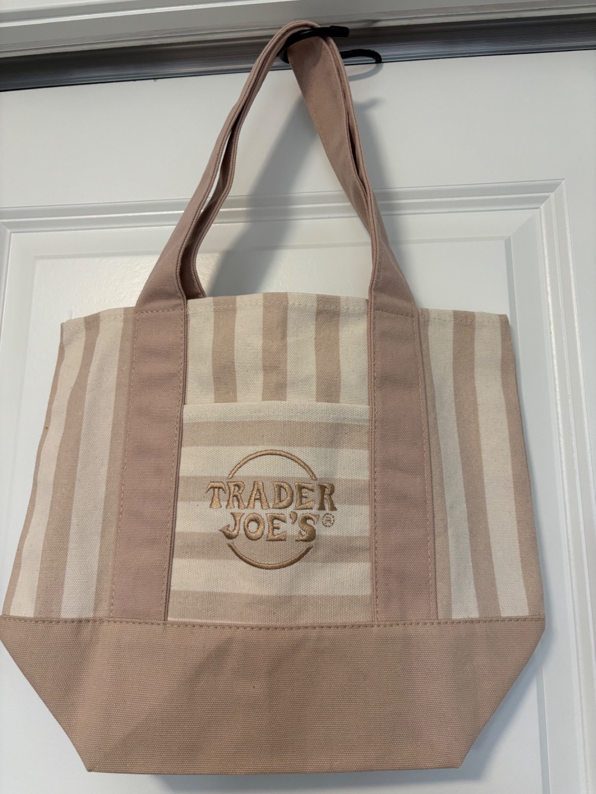 Trader Joe’s Mini Tote in Desert Sand Beige Ltd Edition Summer 2026 New w/ Tags