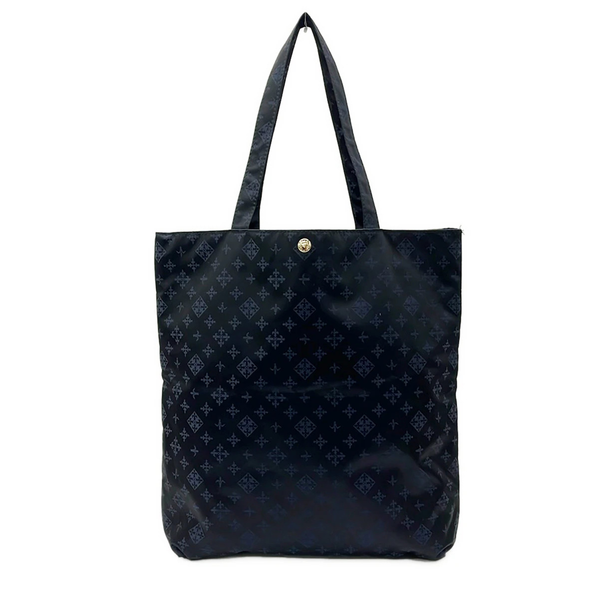 russet Dark Navy Nylon Tote Bag