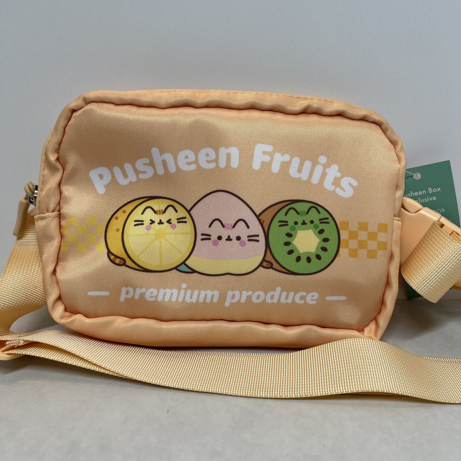 Pusheen Box Fruits Fanny Pack Zipper Standalone Pouch Bag Summer 2024 NEW Orange