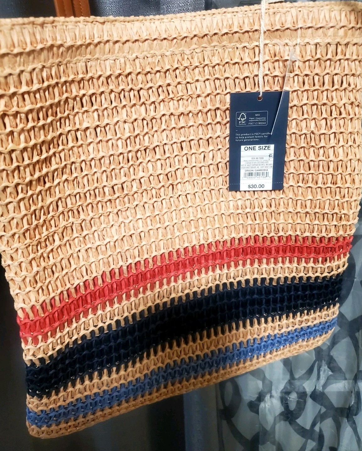 Summer Bag Universal Thread New W/Tags Not Lined No Closure