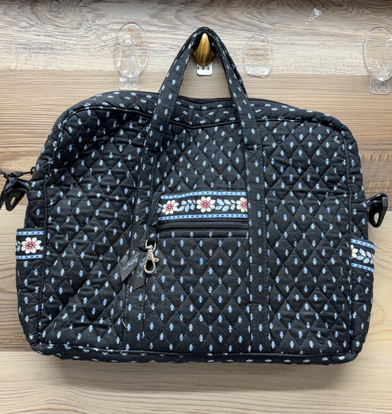 Retired Vera Bradley Alpine Black Bag – Missing Shoulder Strap