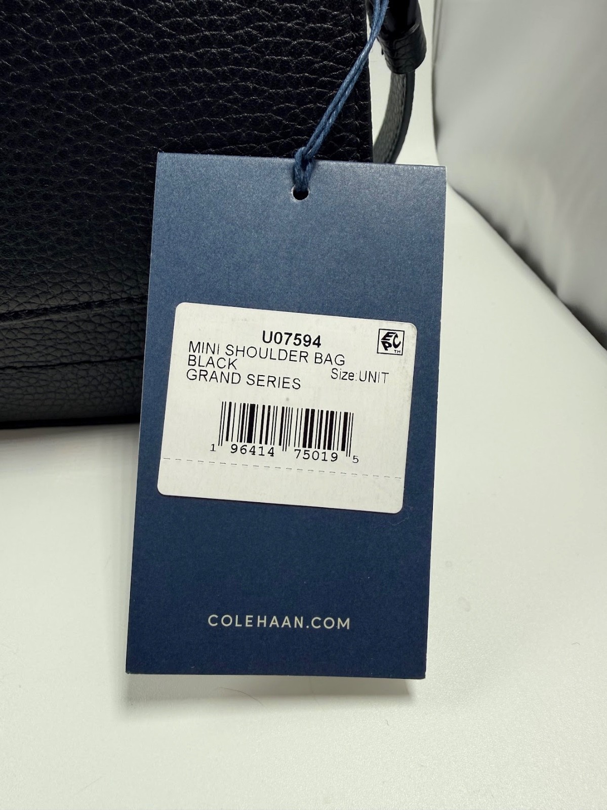 Authentic COLE HAAN Mini Shoulderbag Grand Series Black NWT