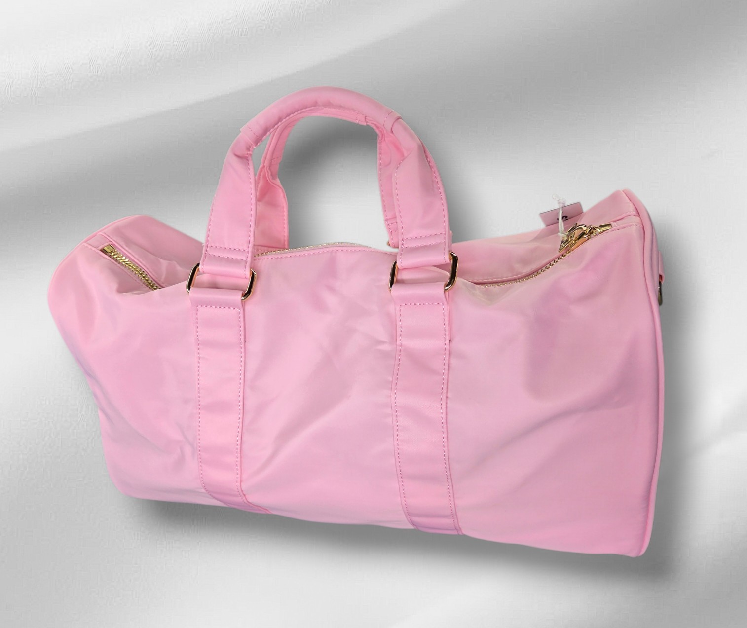 NWT The Beverly Hills Hotel & Bungalows Flamingo Pink Stoney Clover Duffle Bag