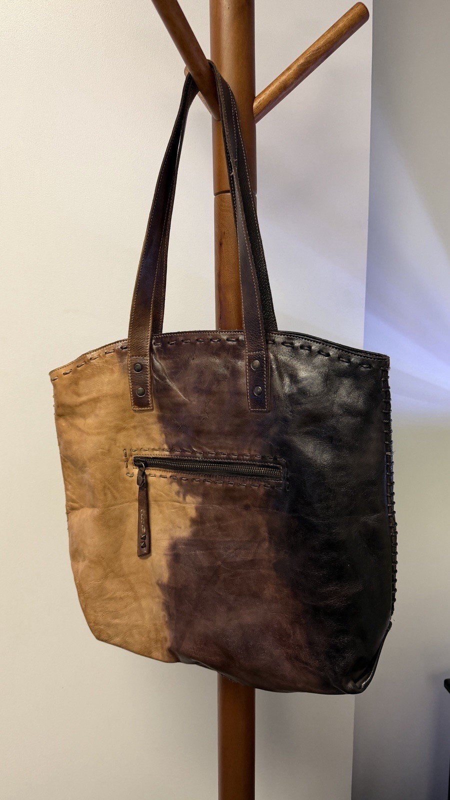 Bed Stu Skye II – Cold Brew – Tote Bag Handbag Leather Handmade